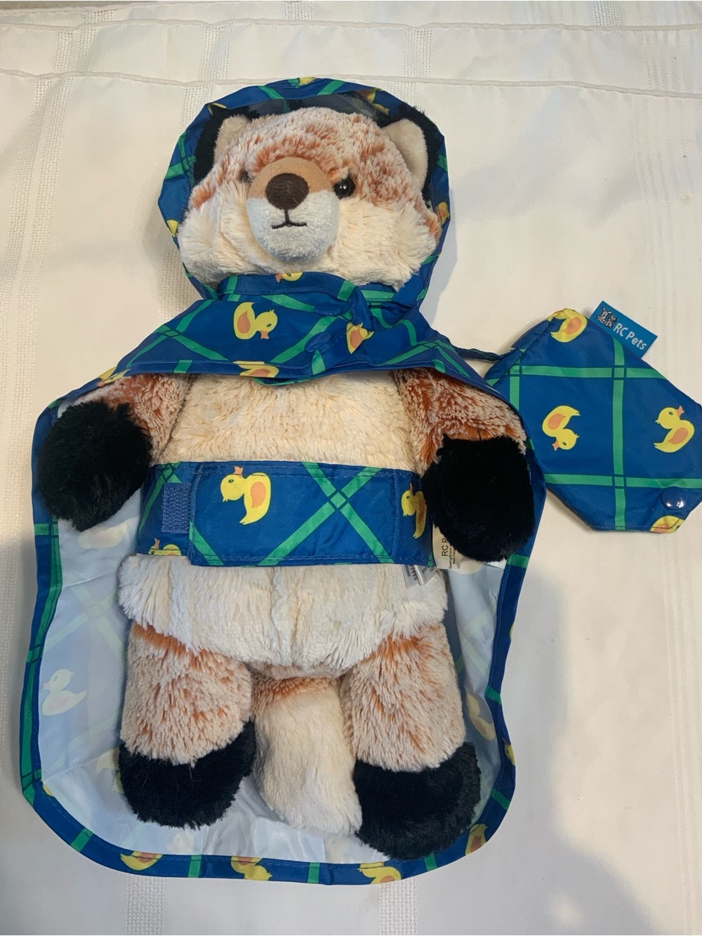 RC PETS Hooded Dog Raincoat, NEW, Size XXS